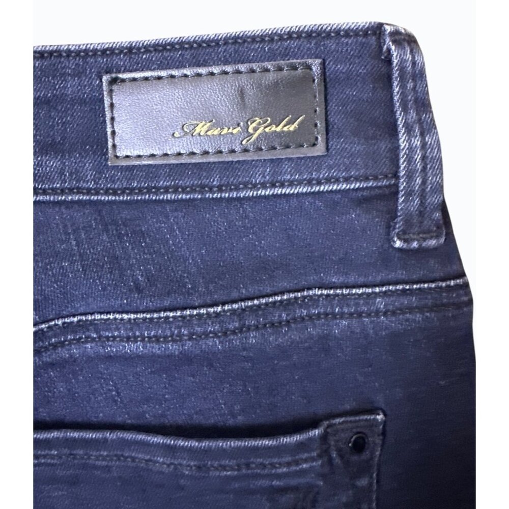 NWT Mavi Gold Stretch Tess High Rise Soft Jeans Medium Dark Wash Size 27 - Picture 4 of 14